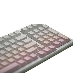 customize-keycaps-132-Classic-Profile-PBT-WhitePink-Gradient-Keycaps-set