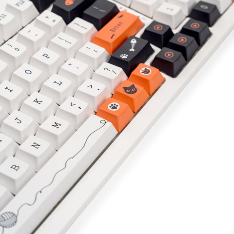 customize-keycaps-HALLO-CAT-PBT-custom-Keycaps