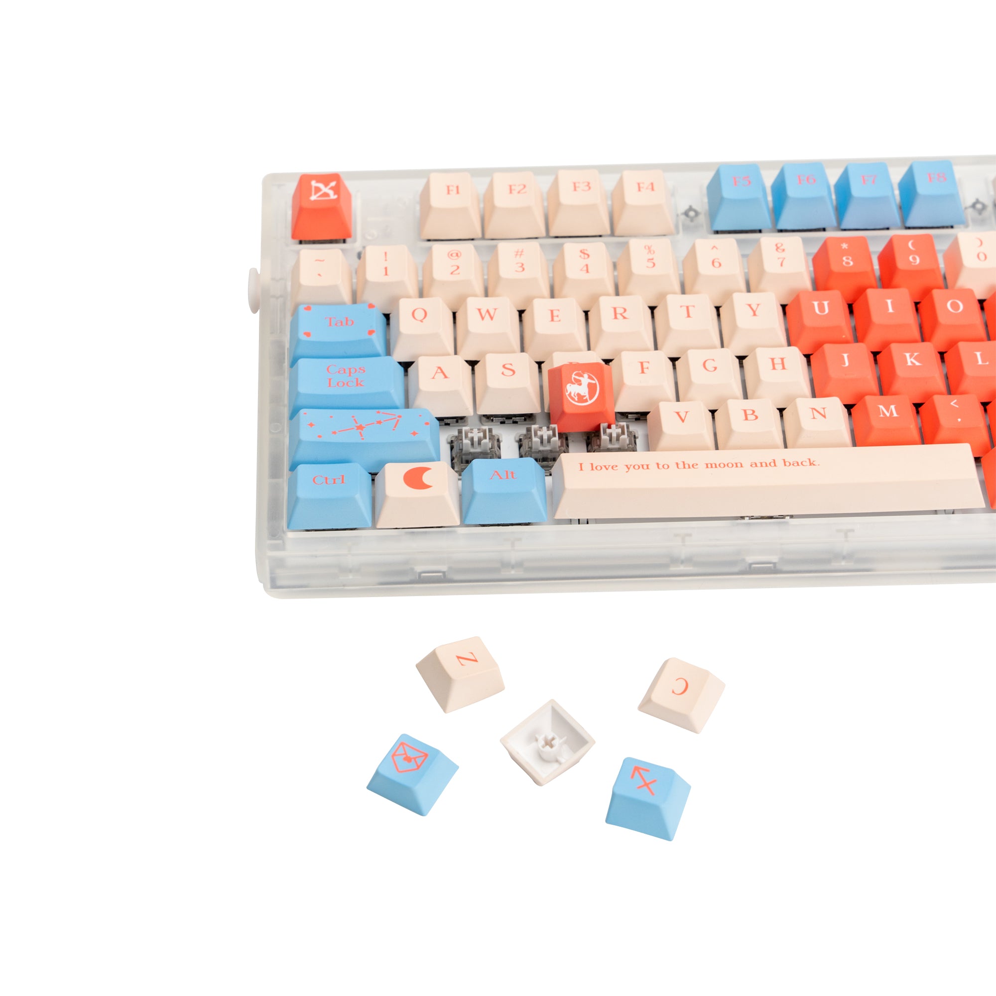 customize-keycaps-Sagittarius-constellation-series-pbt-mechanical-keyboard-keycaps-set