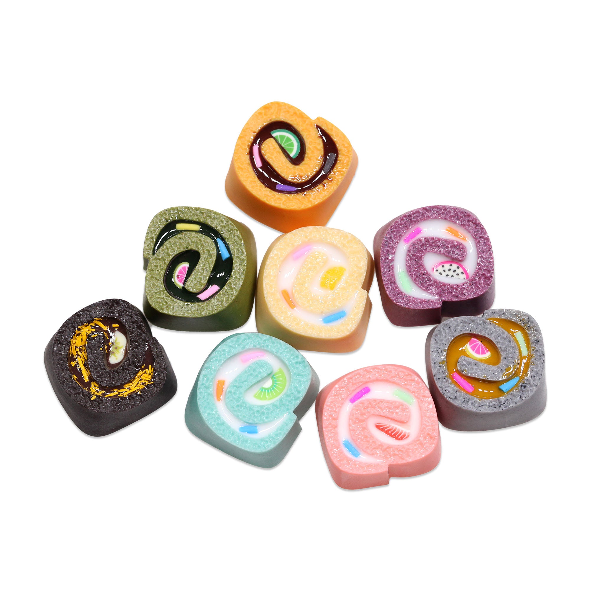 diy-keycaps-Swiss-Roll-Resin-Keycaps