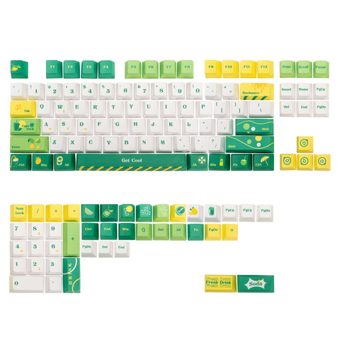 customize-keycaps-   lemon-soda-series-pbt-keycaps