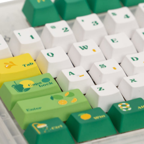 customize-keycaps-   lemon-soda-series-pbt-keycaps